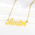 Shangjie OEM Custom dripping sweet wind color stainless steel necklaces gold indian necklaces